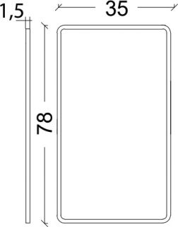 Ножки для тумбы Armadi Art Vallessi 78см белый 839-W